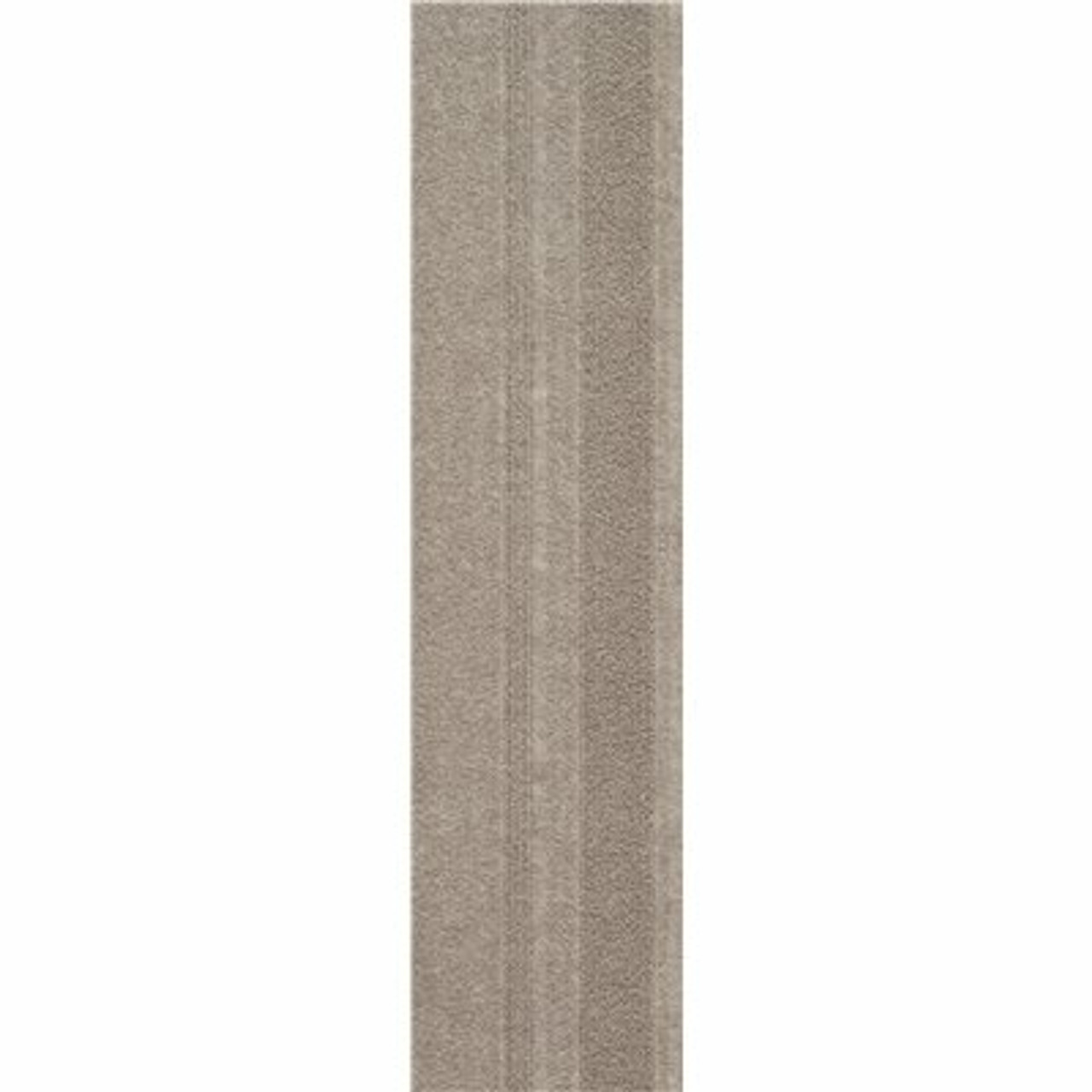 Foss Peel And Stick Taupe Barcode Planks 9 In. X 36 In. Commercial/Residential Carpet (16-Tile / Case)