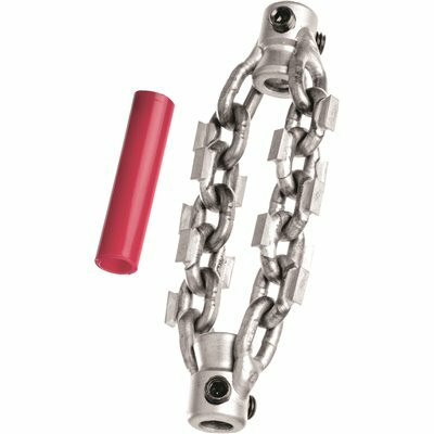 RIDGID FlexShaft Wall-to-Wall Drain Cleaning Machine Accessory, 2 in. Double Carbide Tipped Chain Knocker for 2 in. Pipes