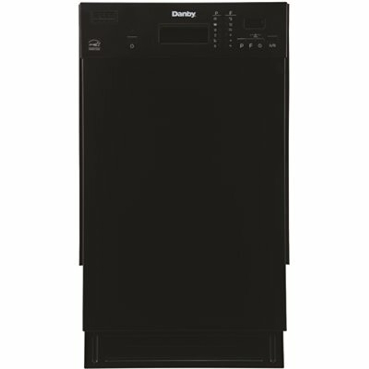 Danby 18 In. Black Front Control Smart Dishwasher 120-Volt With Stainless Steel Tub