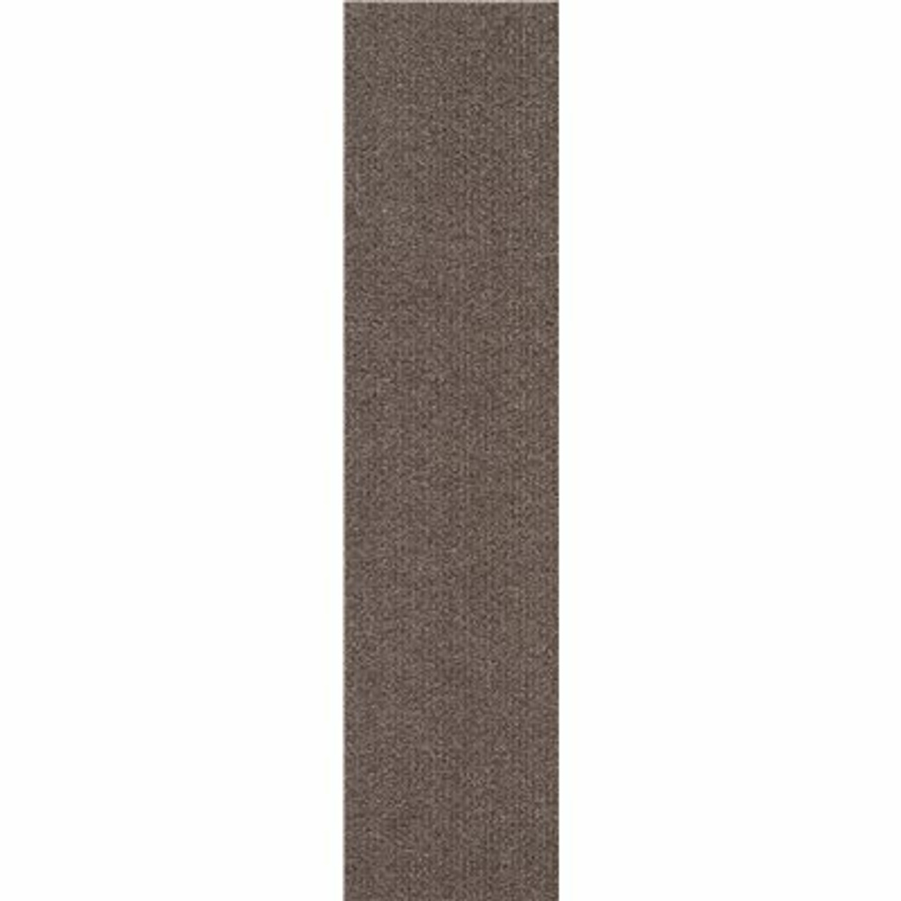 Foss Peel And Stick Espresso High Low Planks 9 In. X 36 In. Commercial/Residential Carpet (16-Tile / Case)