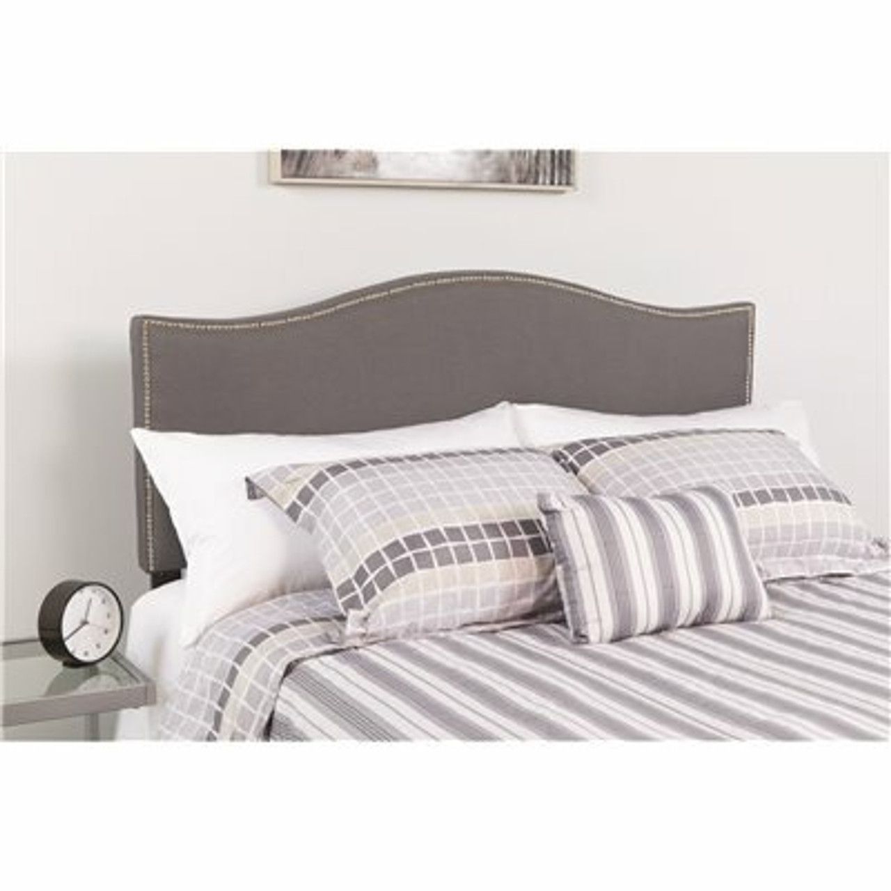 Carnegy Avenue Dark Gray Full Headboard Panel Design 311226525
