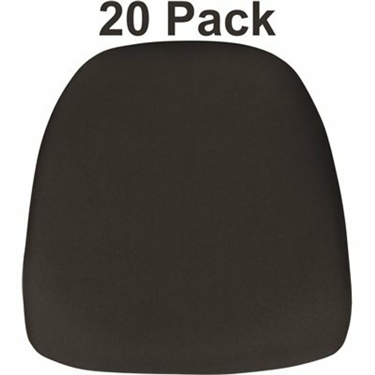 Carnegy Avenue Black Chair Pad (Set Of 20) - 311267775