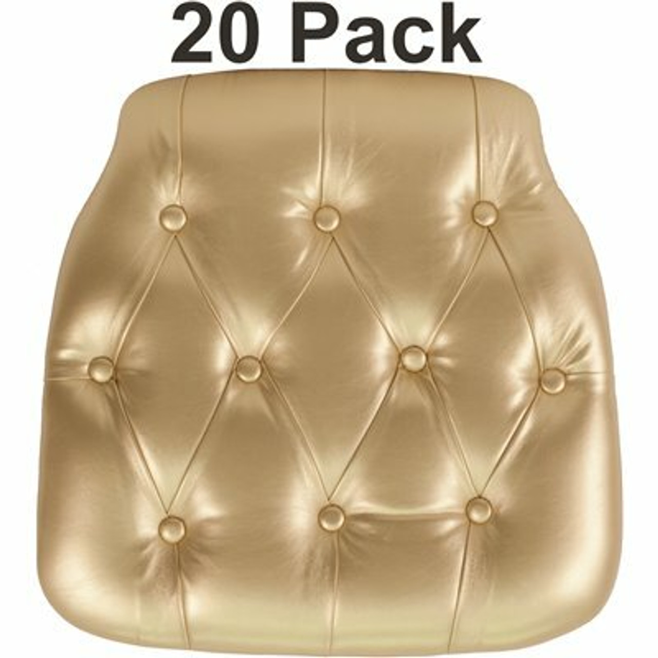 Carnegy Avenue Gold Chair Pad (Set Of 20)