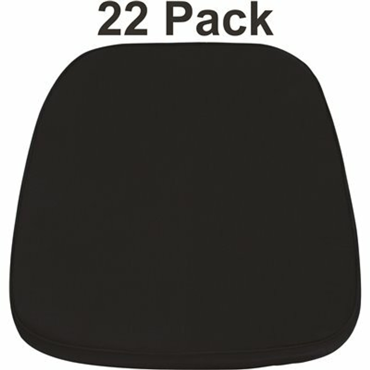 Carnegy Avenue Black Chair Pad (Set Of 22)