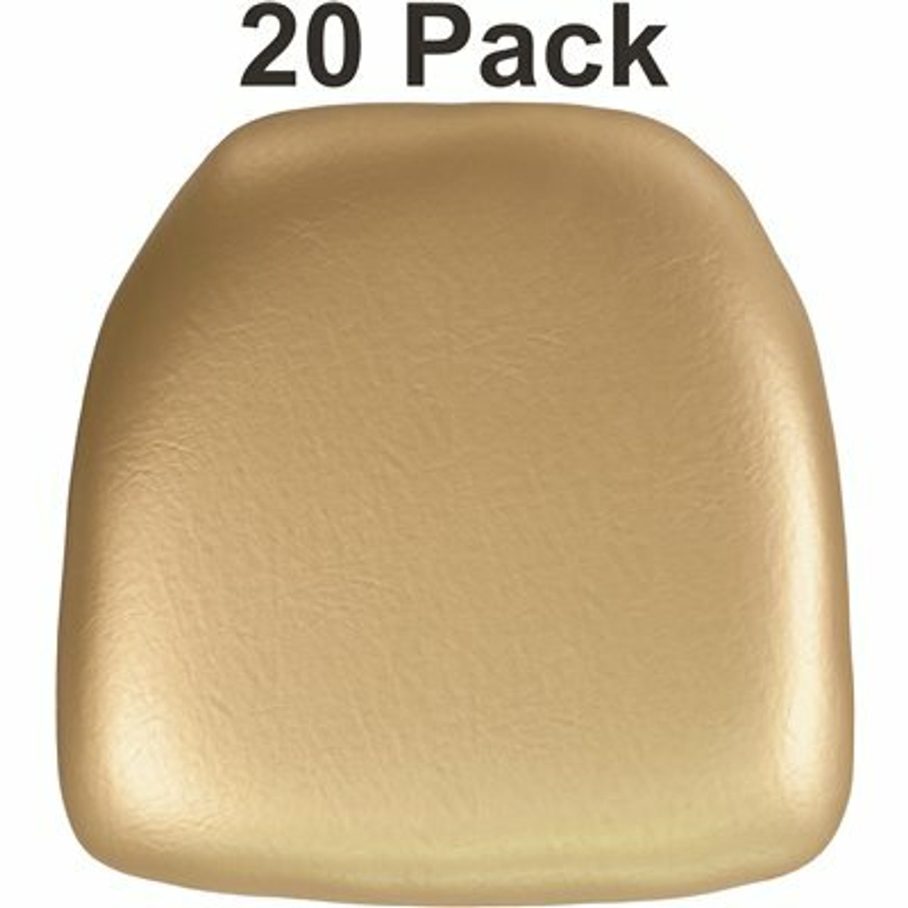 Carnegy Avenue Gold Vinyl Chair Pad (Set Of 20)