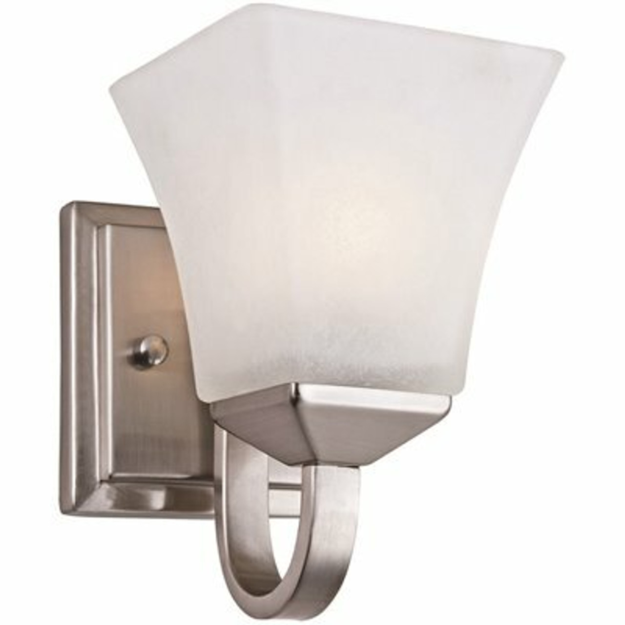 Design House Torino 1-Light Satin Nickel Wall Mount Sconce