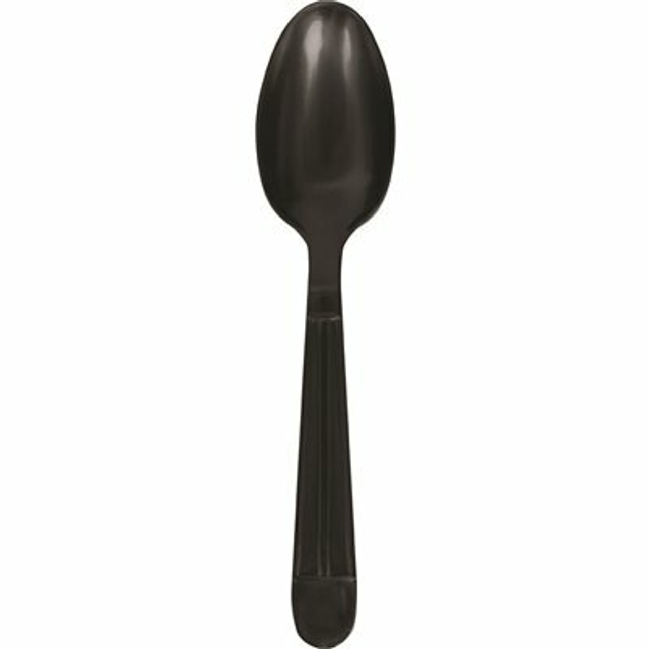 Primesource Polystyrene Black Individually Wrapped Heavy-Weight Teaspoon (1000 Per Case)