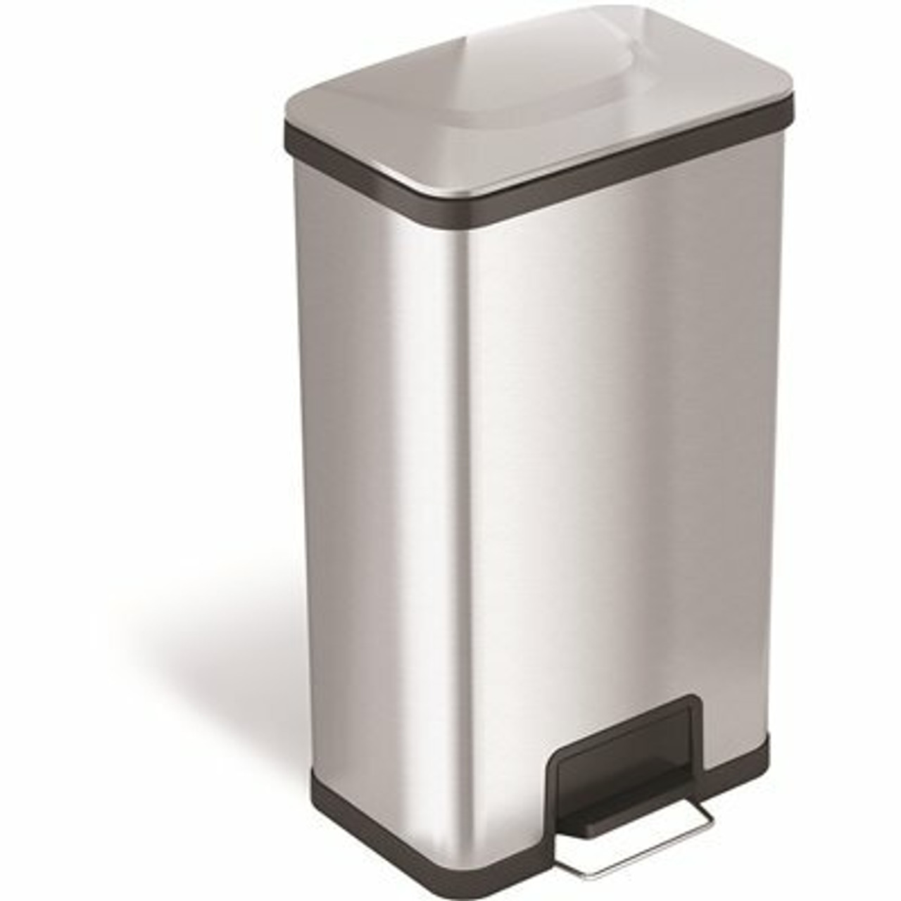 Hls Commercial 18 Gal. Step Stainless Steel Trach Can With Airstep Technology And Odor Filter