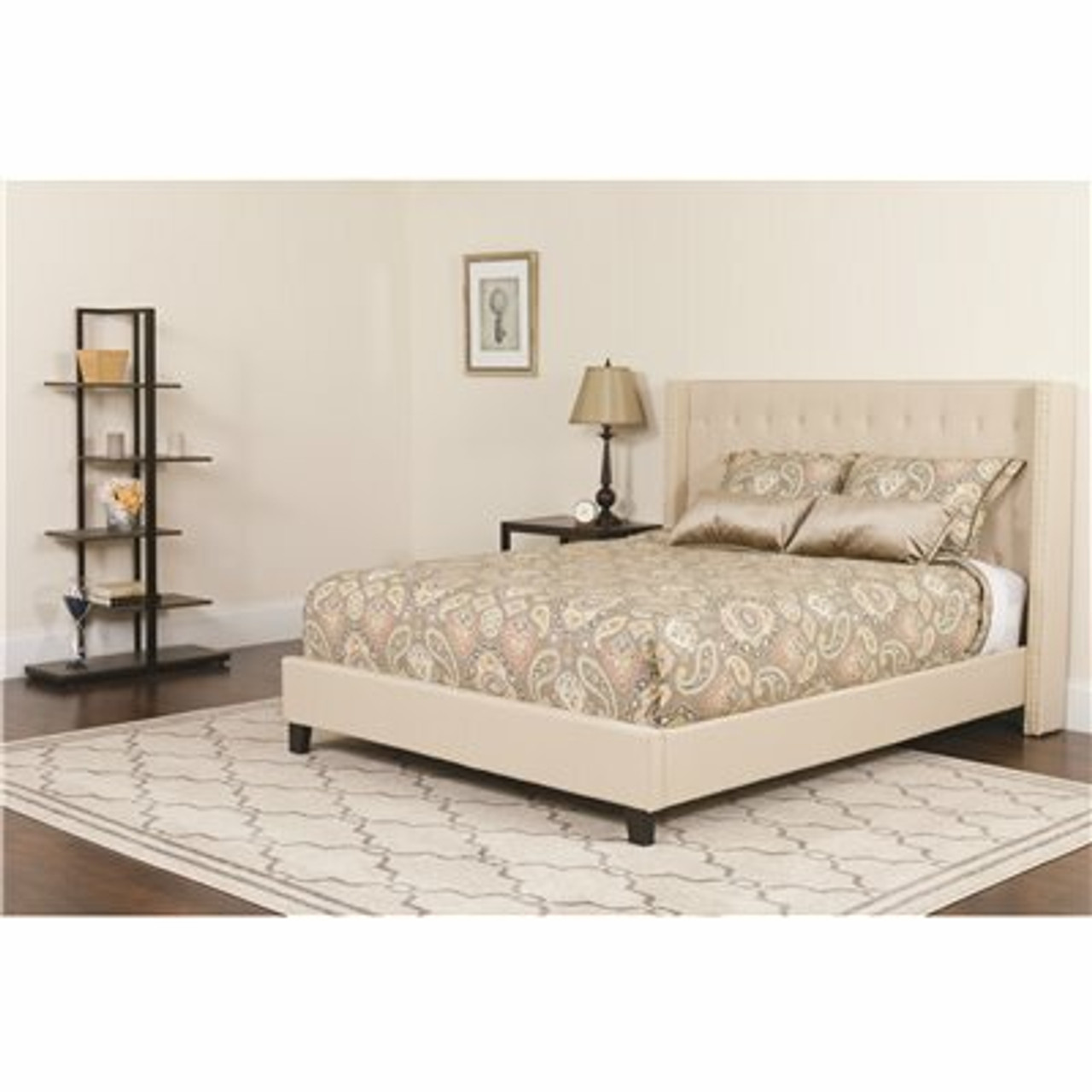 Carnegy Avenue Light Gray Twin Bed Set 311511491