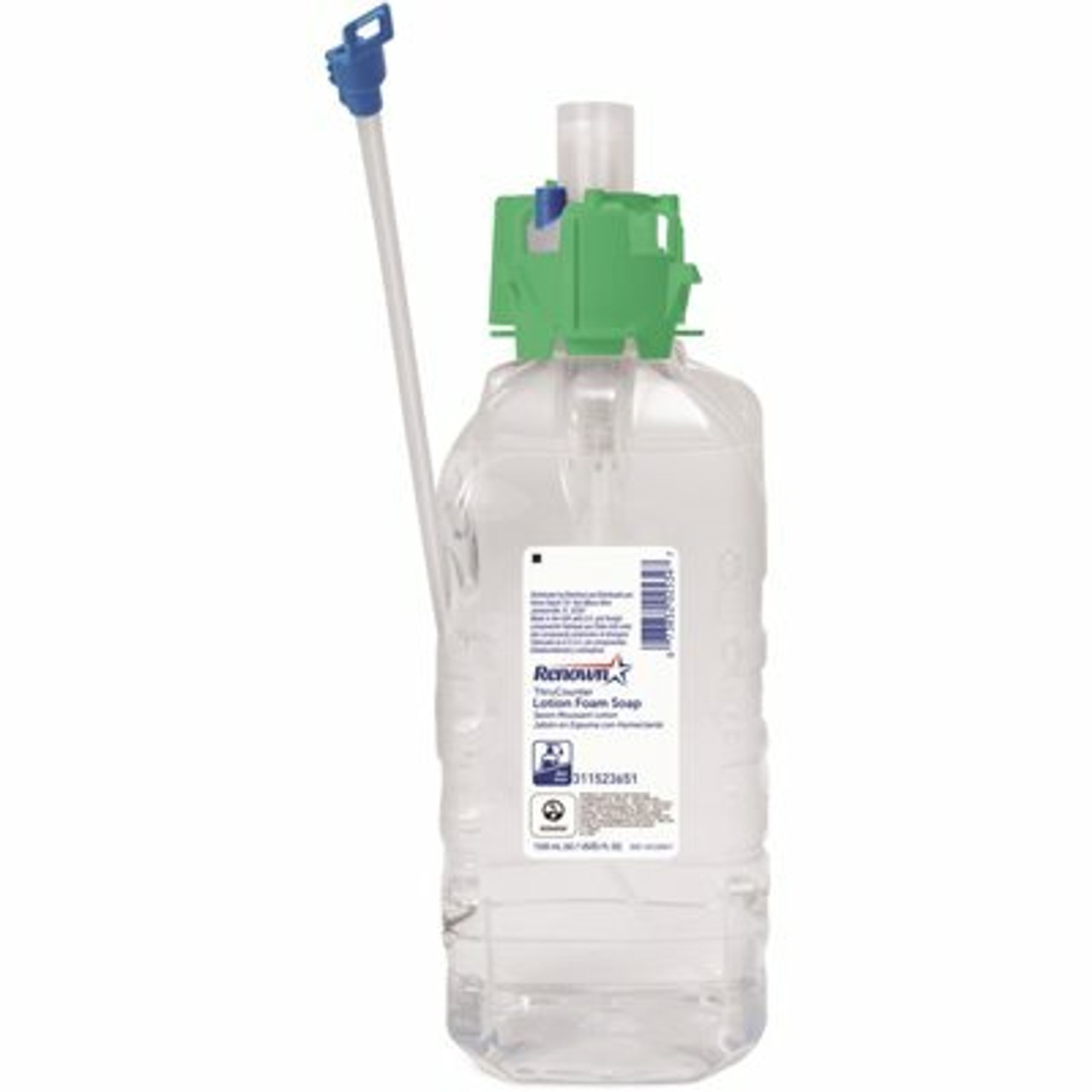 Renown Select Thrucounter 1500 Ml Fresh Scent, Green-Certified- Lotion Foam Handwash Refill For Cxm/Cxi/Cxt Dispensers