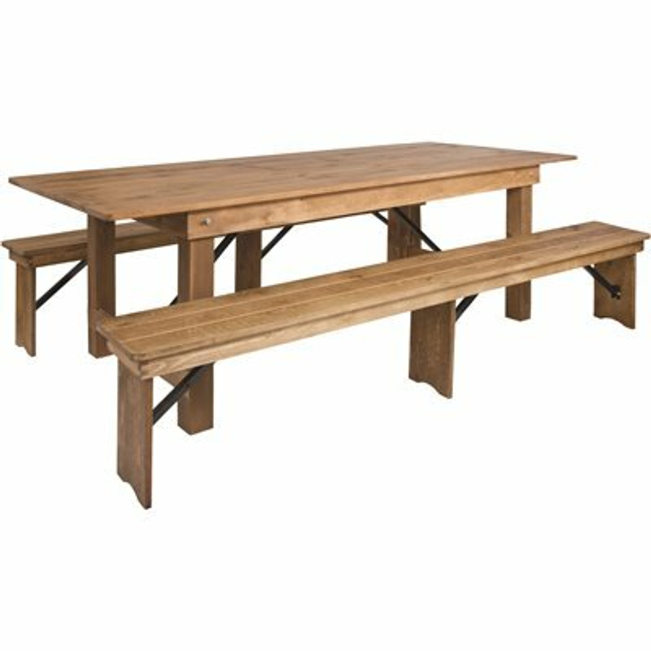 Carnegy Avenue 5-Piece Antique Rustic Farm Table Set - 311524265