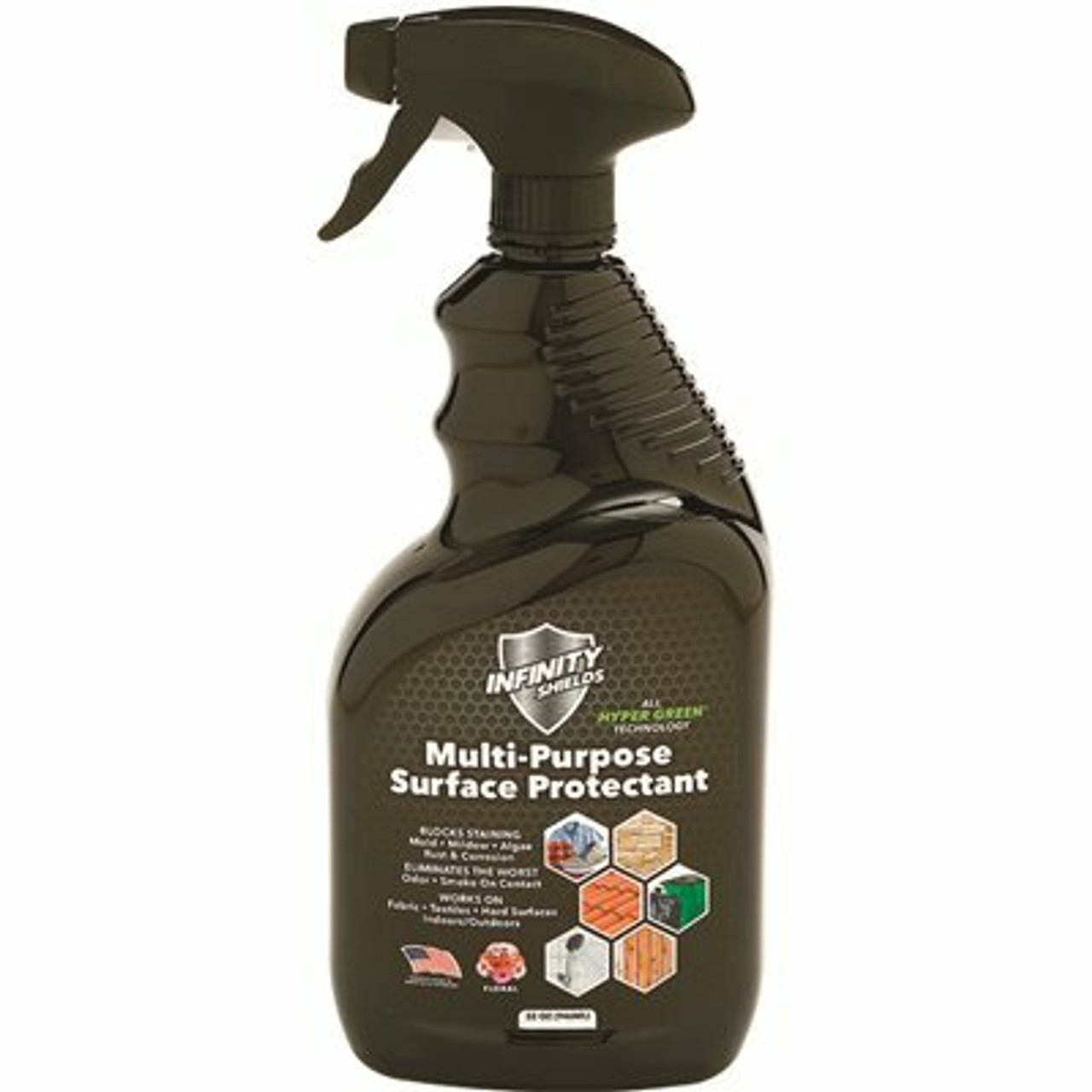 Infinity Shields 32 Oz. Floral Multi-Purpose Surface Protectant Stain Blocker Odor-Smoke Eliminator Repellent