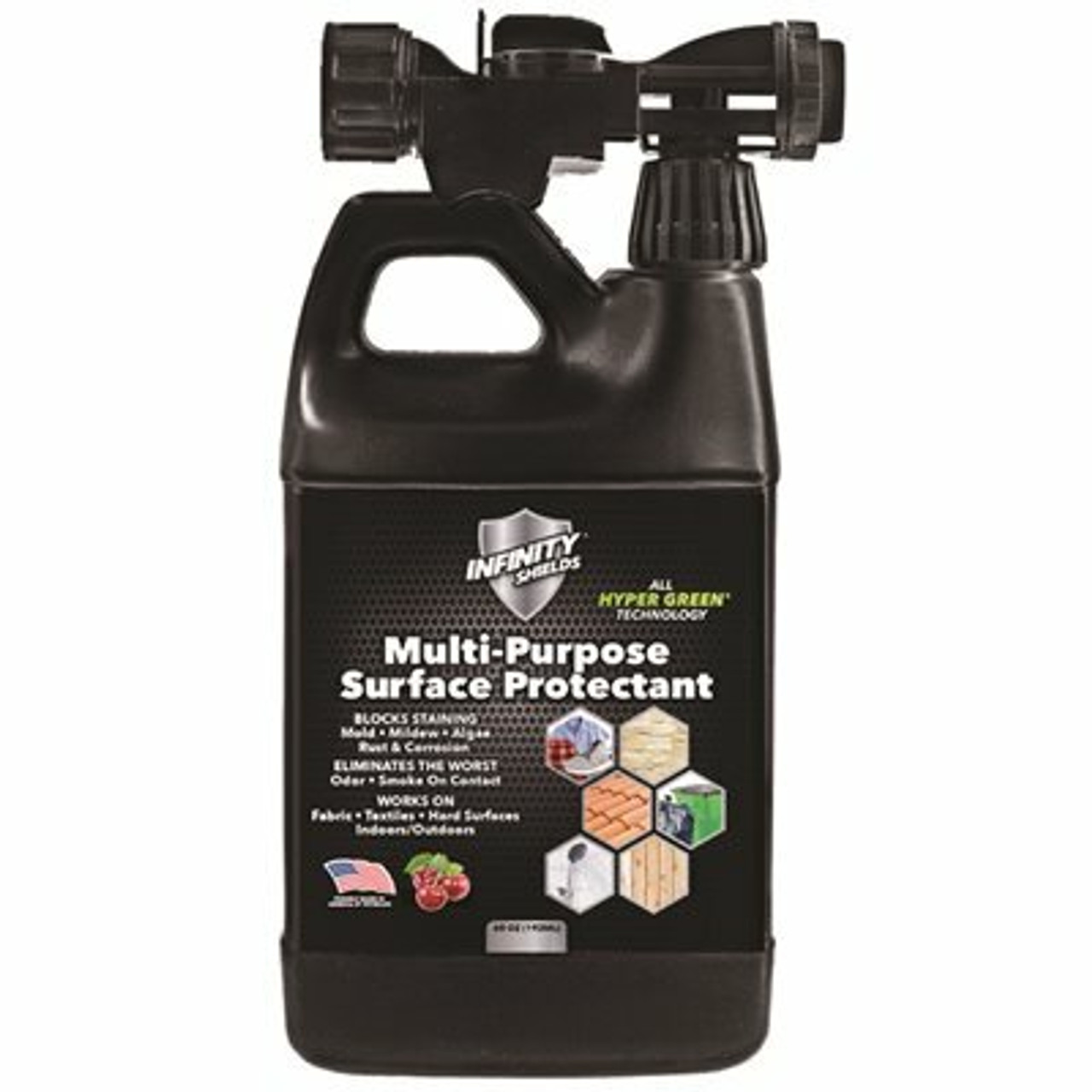 65 Oz. Concentrated Fresh & Clean Multi-Purpose Surface Protectant Stain Blocker Odor-Smoke Eliminator Repellent Sealant