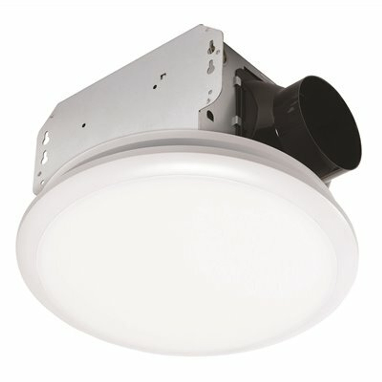 Homewerks Worldwide 80 Cfm Light & Fit Ceiling Mount Bathroom Exhaust Fan With Led Light - 312315103