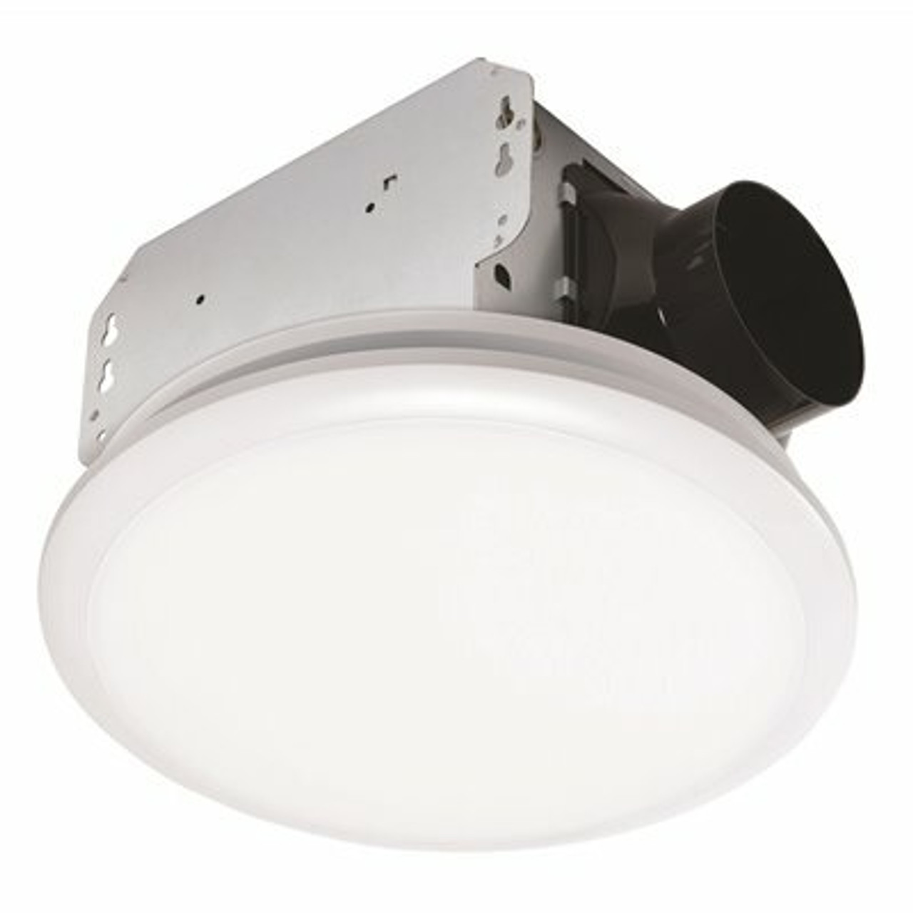 Homewerks Worldwide 110 Cfm Light & Fit Ceiling Mount Bathroom Exhaust Fan With Led Light