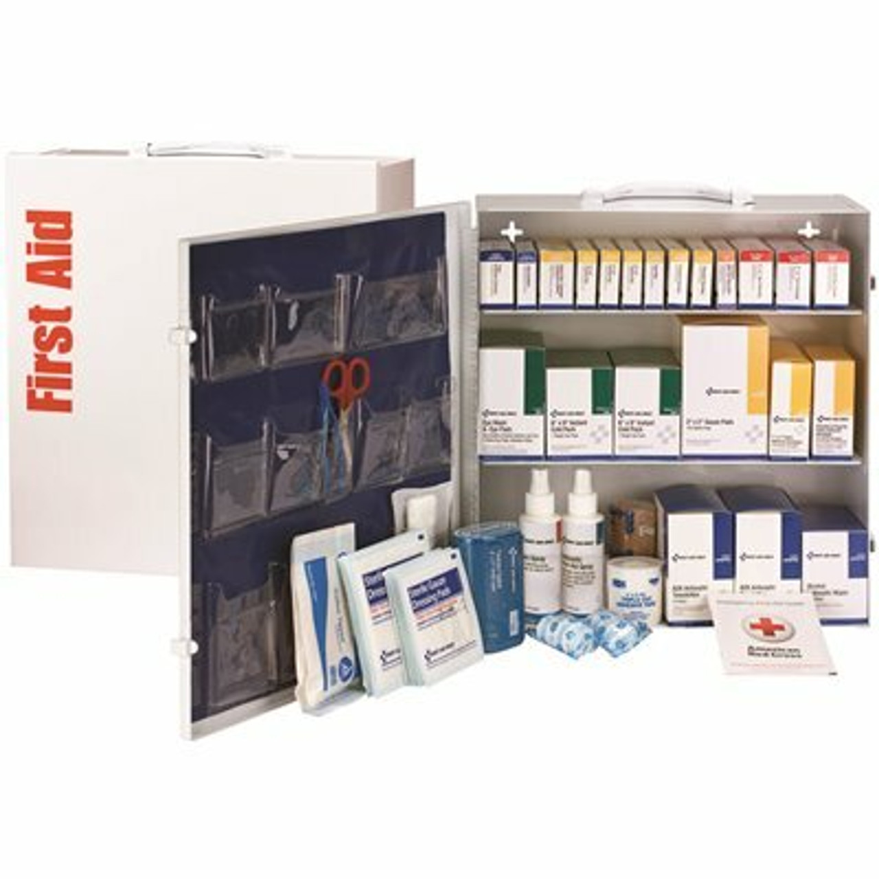 First Aid Only 100-Person 3-Shelf First Aid Cabinet, Ansi Compliant