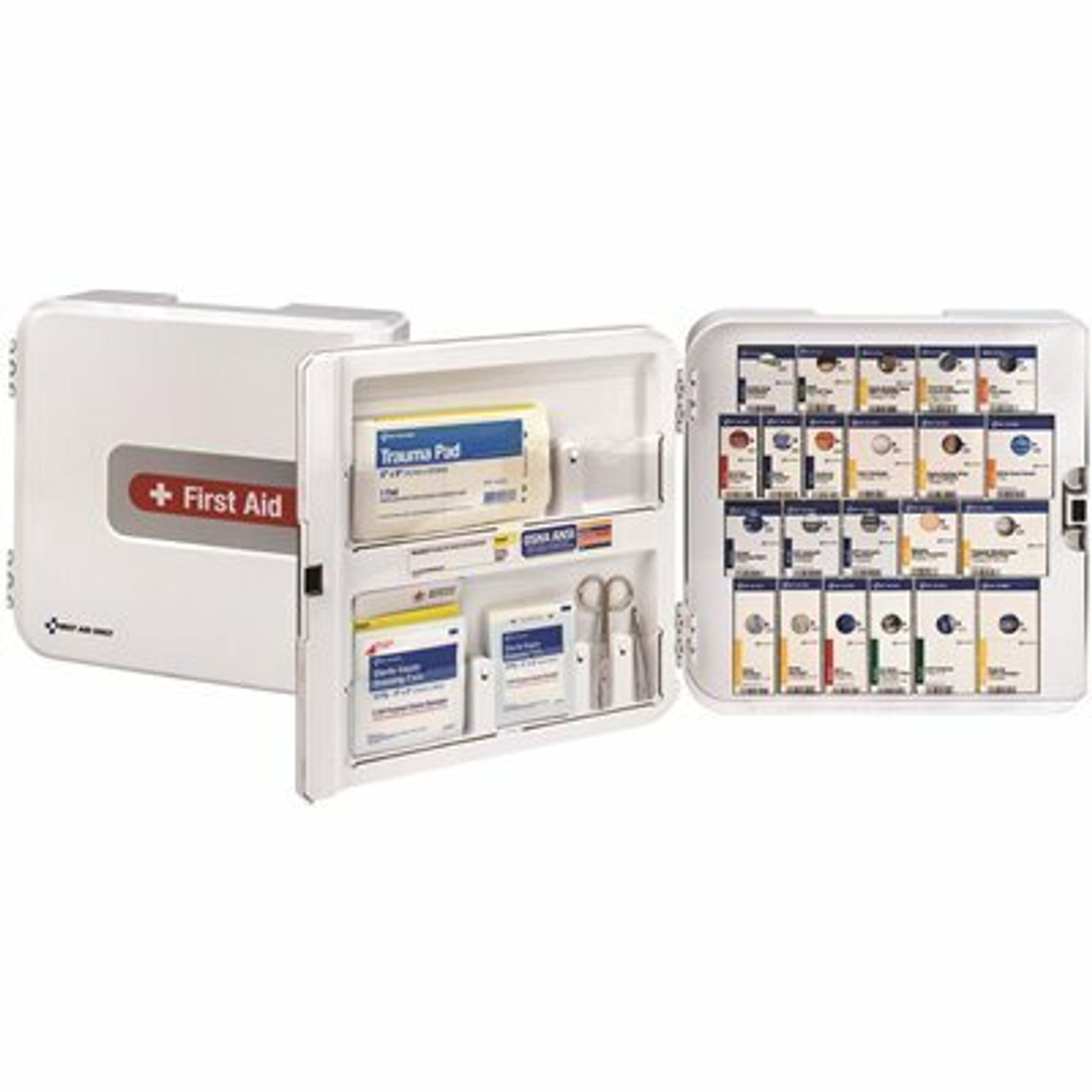 First Aid Only 50-Person Smartcompliance Complete Plastic Cabinet, Ansi Compliant