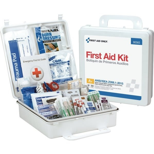 First Aid Only 50-Person Bulk Plastic First Aid Kit, ANSI Compliant