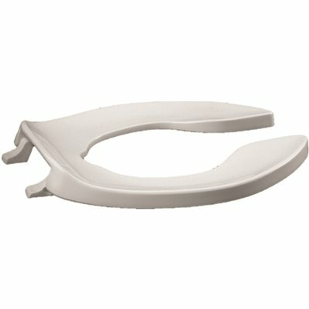 Centoco Elongated Open Front No Cover Commercial Toilet Seat In White - 312584655