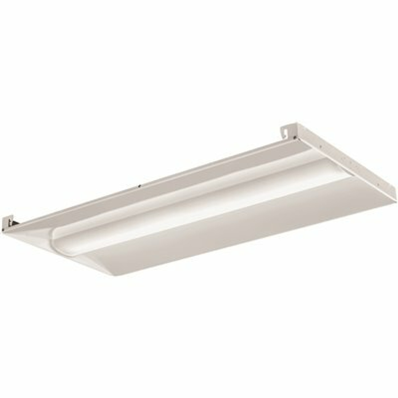 Contractor Select Blc 2 Ft. X 4 Ft. 32-Watt Integrated Led White 4000 Lumens Curved Center Basket Troffer, 3500K