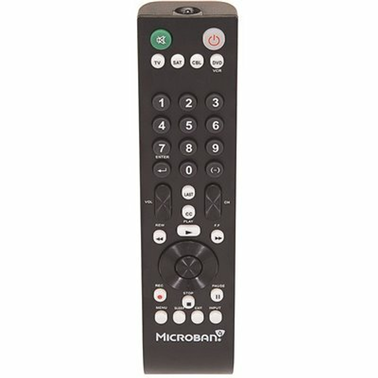 Microban Zenith 4-Device Universal Remote In Black