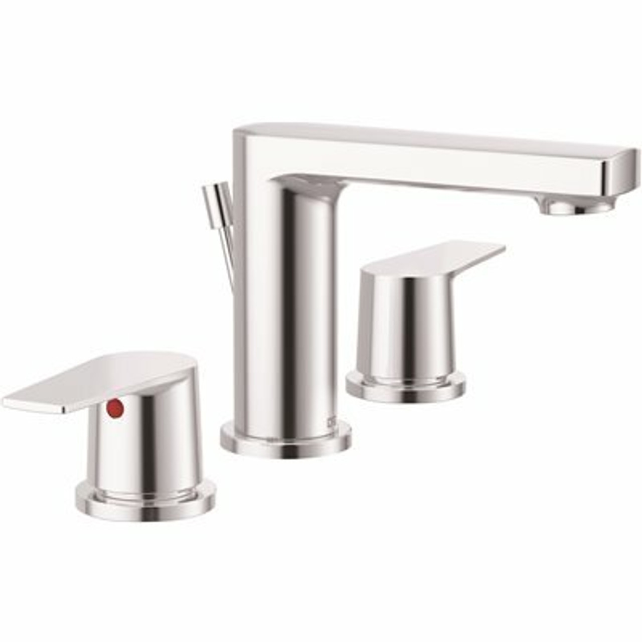 Cleveland Faucet Group Slate 8 In. Widespread 2-Handle Bathroom Faucet With Metal Drain Assembly In Chrome