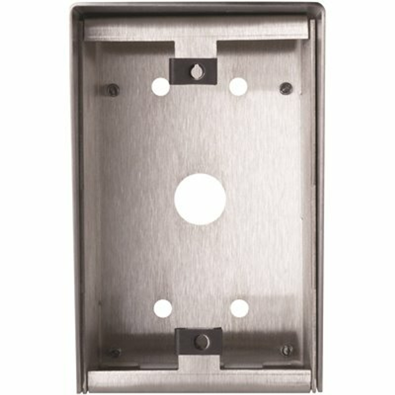 Aiphone Mounting Box, For Use With Le-Ss-1G And Ne-Ss-1G Stations, Surface Wall Mount, Stainless Steel Finish