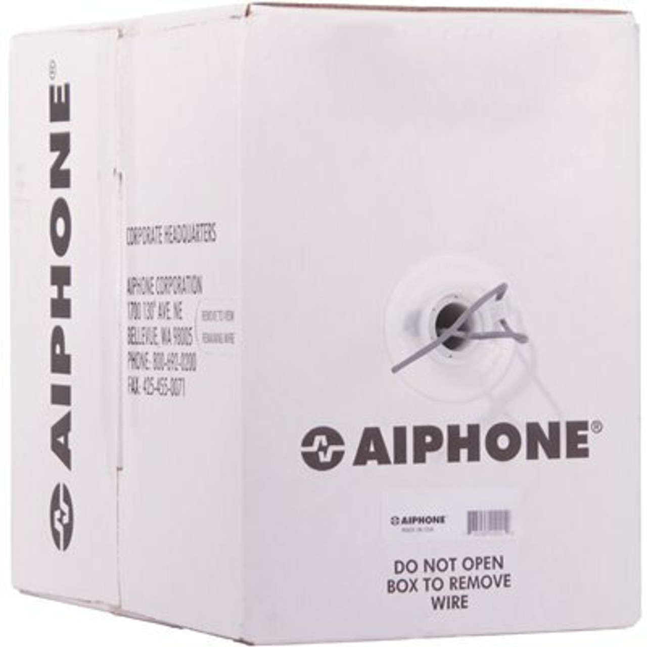 Aiphone Non-Shielded 18 Awg 4-Conductor Wire, Low Cap Wire, 1000 Ft. L