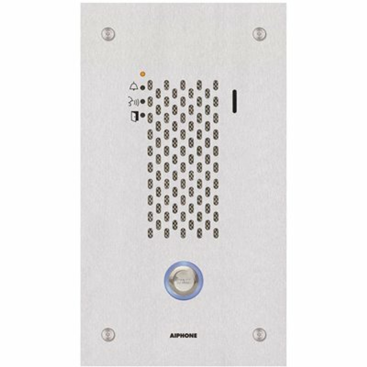 Aiphone Ix Series Flush Mount 1-Channel Ip Audio Door Station Intercom With Sip Compatible, 802.3Af Poe, Stainless Steel