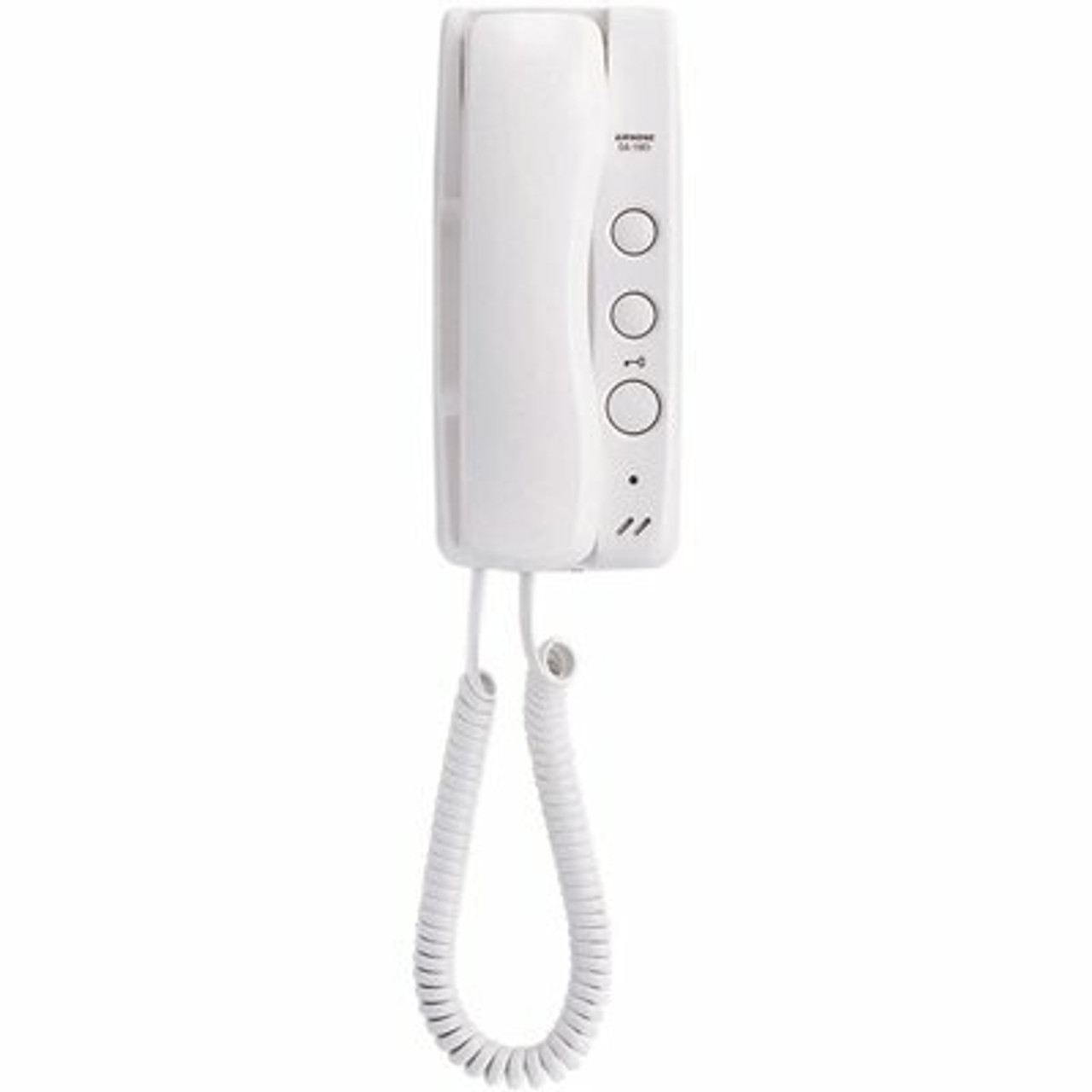 Aiphone Da Series Surface Mount 1-Channel Audio Master Station Handset Intercom With Door Release, White