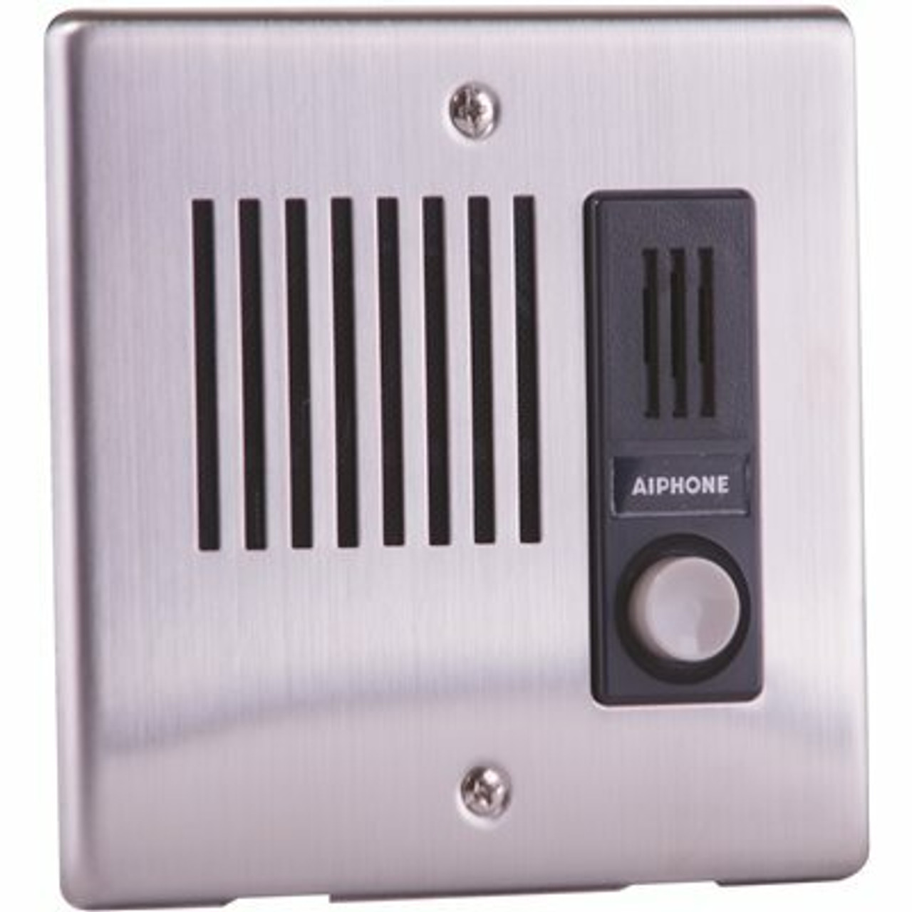 Aiphone Le Series Surface Mount 1-Channel Door Station Intercom With Weather Resistant, Stainless Steel