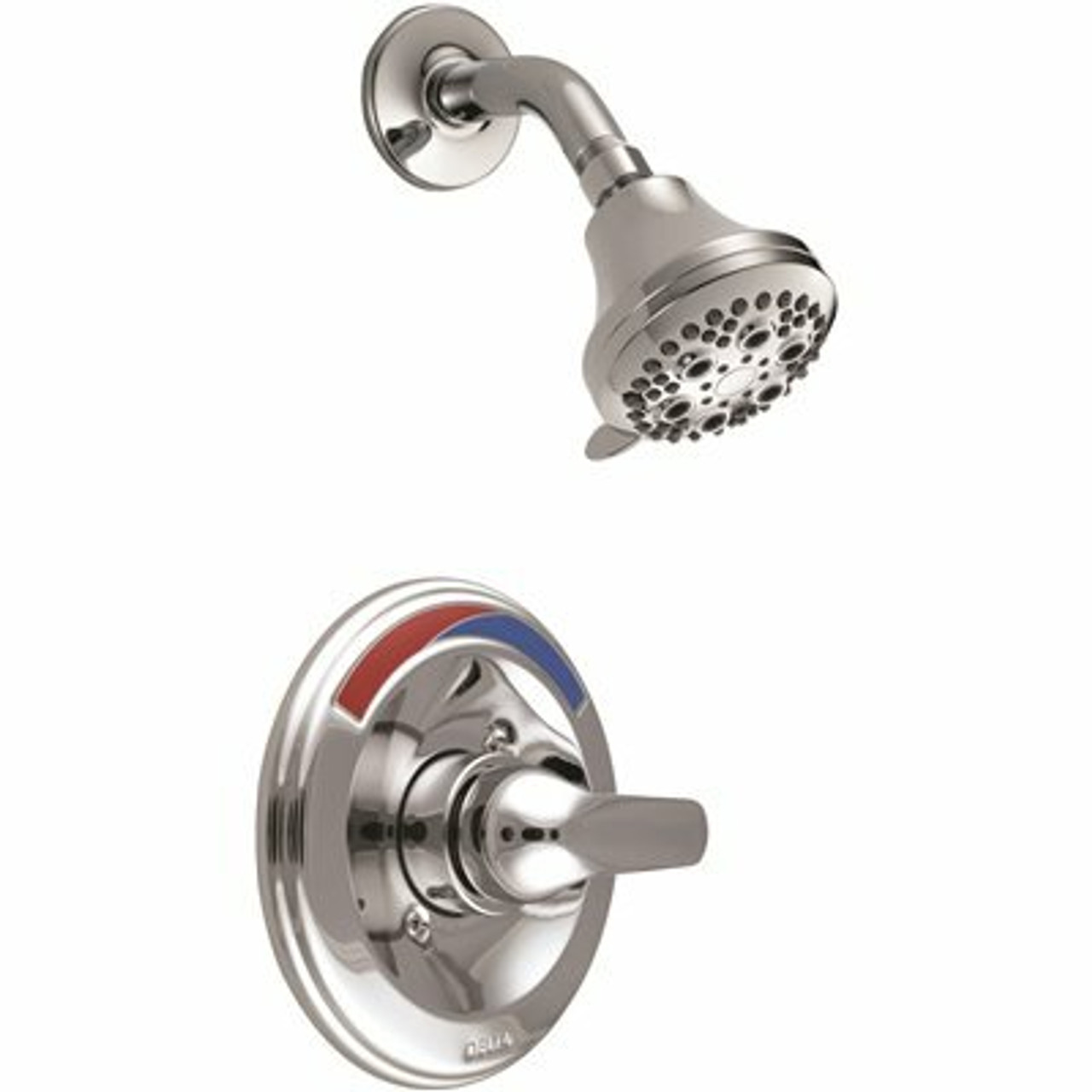 Delta 1-Handle Wall Mount Shower Only Faucet Trim Kit In Chrome (Valve Not Included)