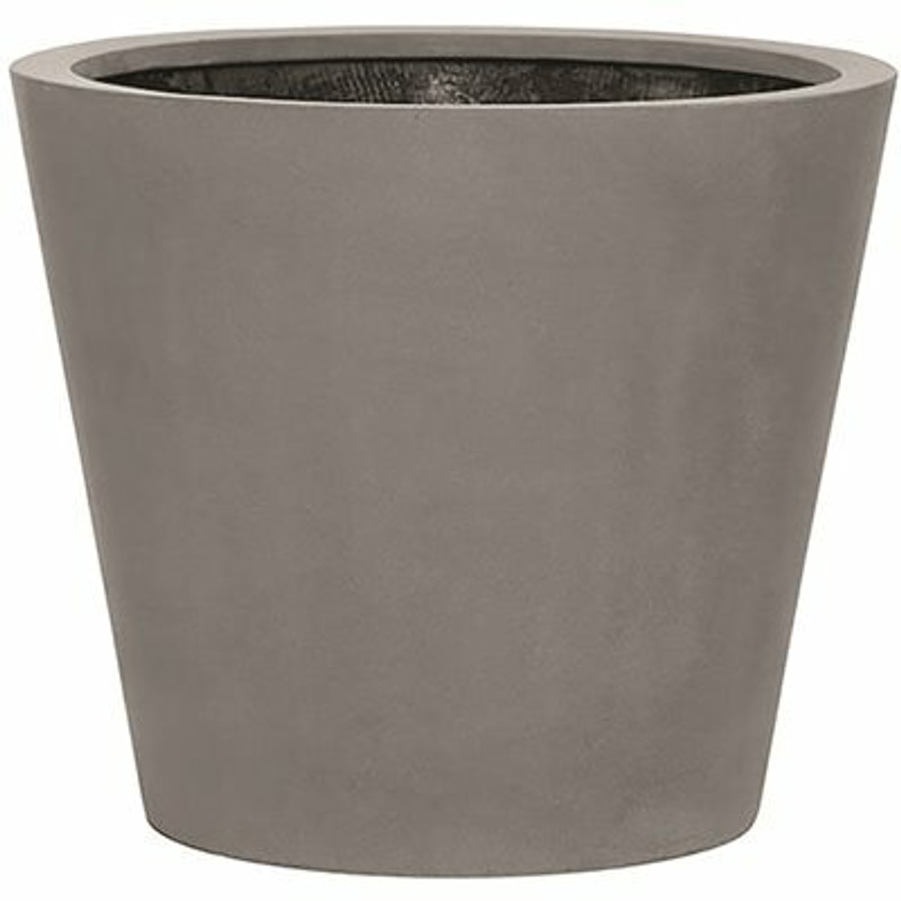 Vasesource Essex 19.75 in. x 23 in. x 23 in. Gray Fiberstone Planter