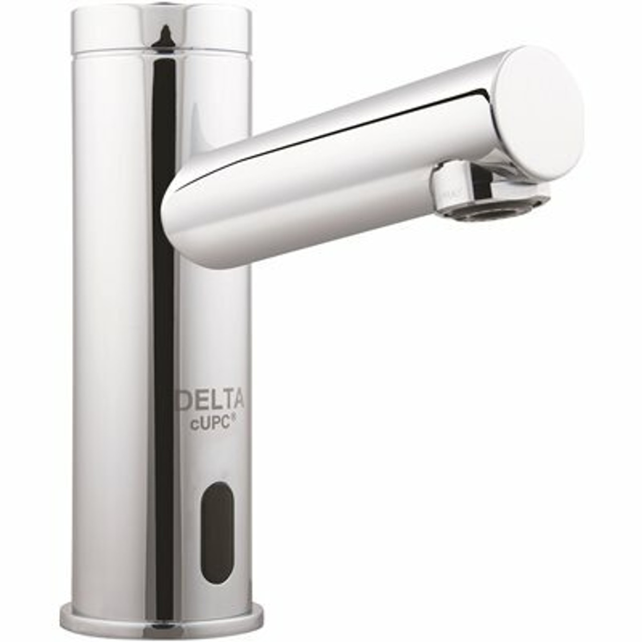 Delta Battery-Powered Touchless Single Hole Bathroom Faucet In Chrome - 312965956