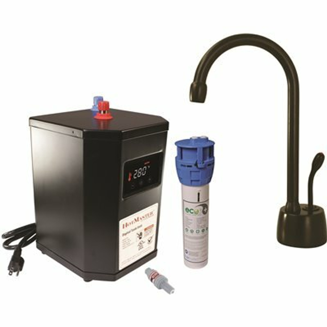 Westbrass Single-Handle Instant Hot Water Dispenser With Digital Tank In Oil Rubbed Bronze