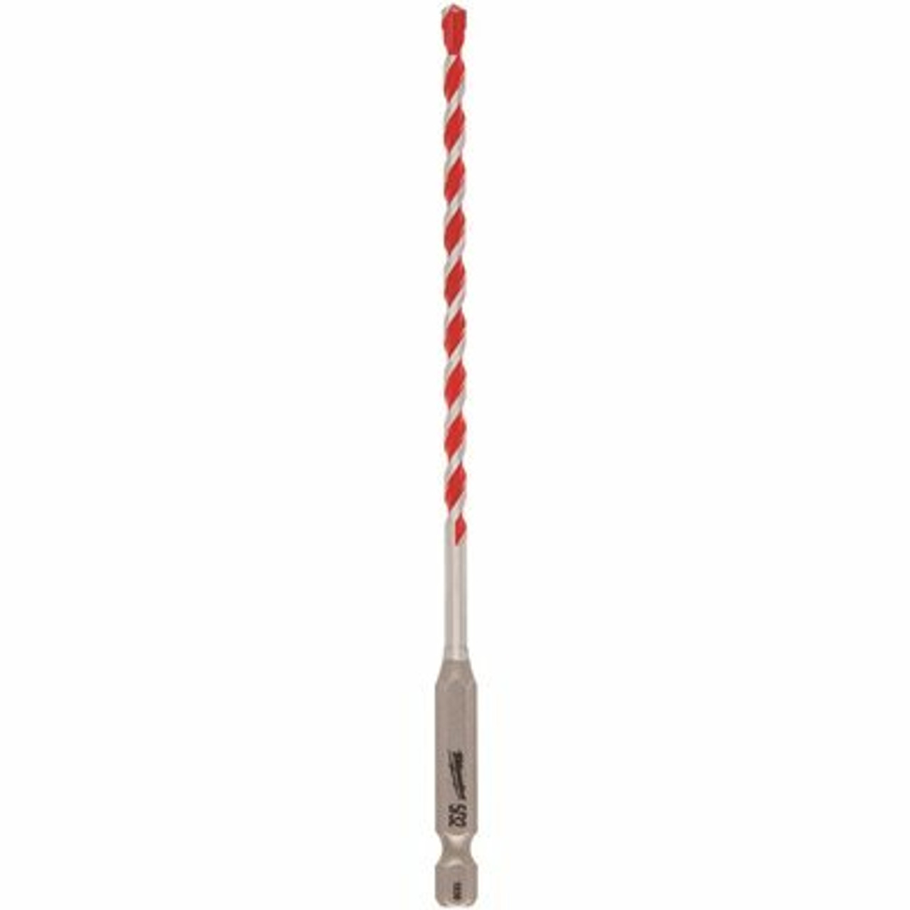 Milwaukee 5/32 In. X 4 In. X 6 In. Shockwave Carbide Hammer Drill Bit For Concrete, Stone, Masonry Drilling