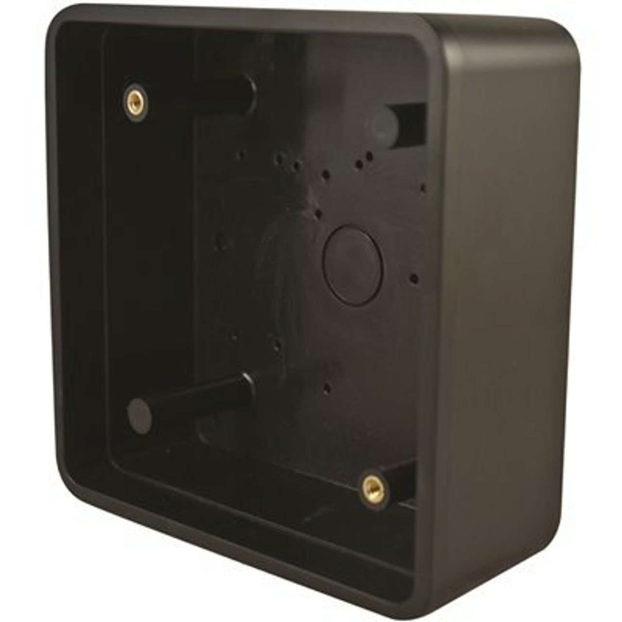 Bea Ada 4-3/4 In. X 4-3/4 In. Plastic Black Lexan 2-Gang Mounting Box