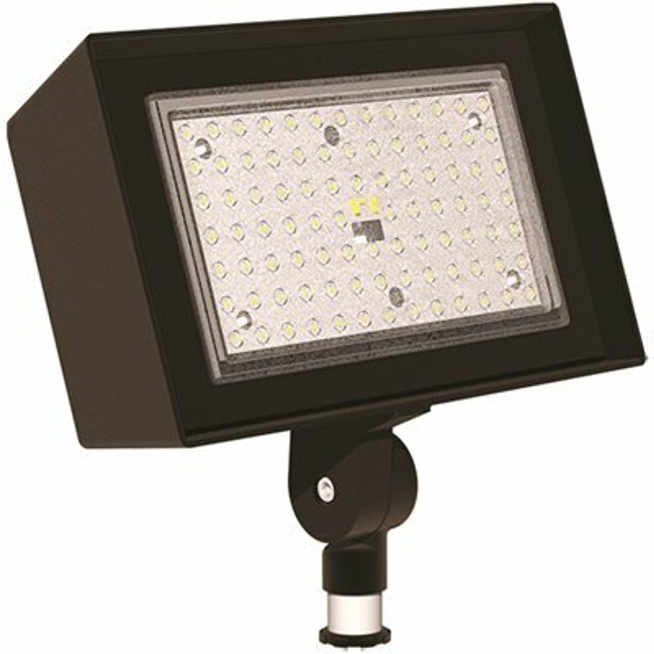 Ratio 100-Watt Equivalent Dark Bronze Outdoor Integrated Led Flood Light With Photocontrol, 4000K