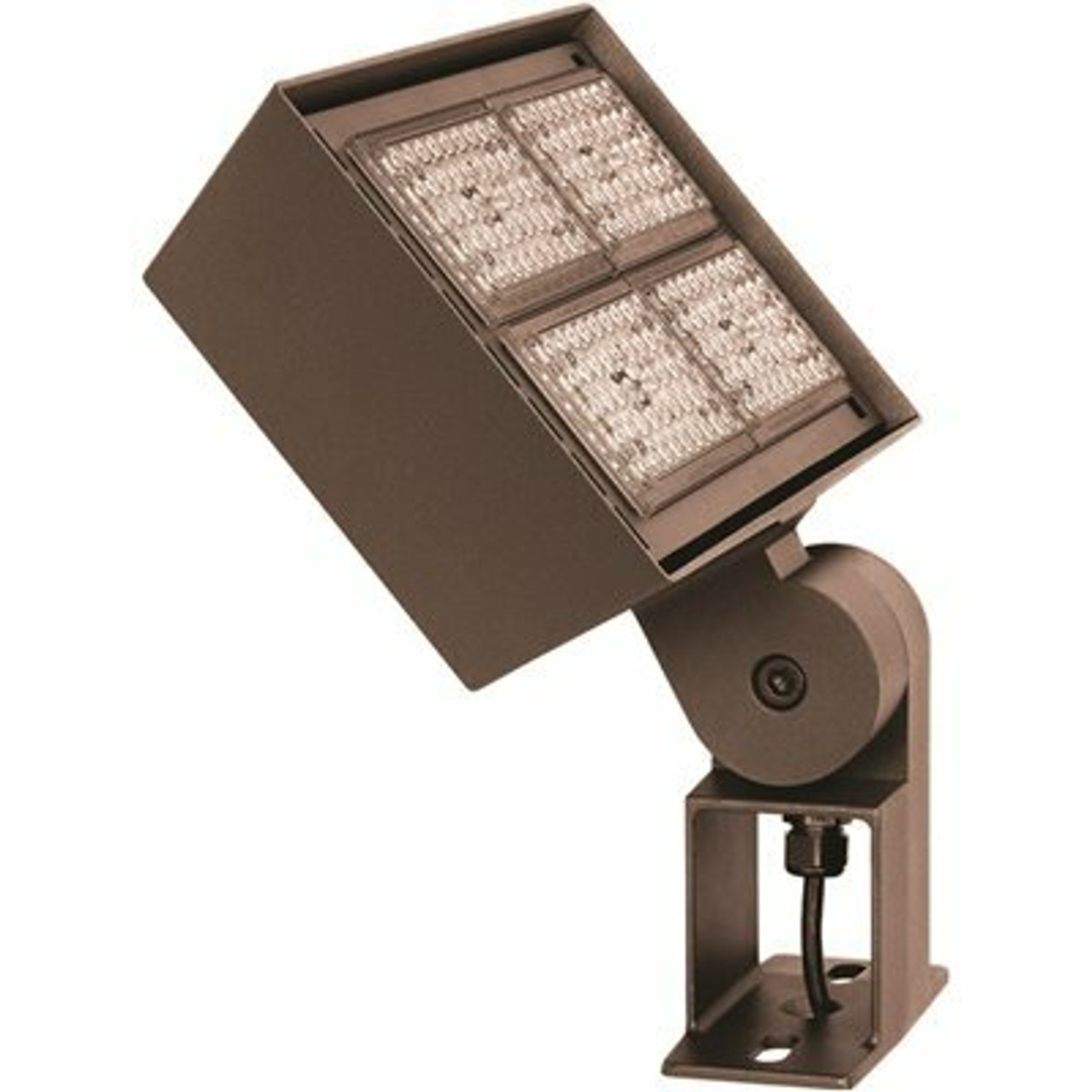 Ratio 1000-Watt Equivalent X-Large Dark Bronze Outdoor Integrated Led Flood Light With Trunnion Mount - 313333717