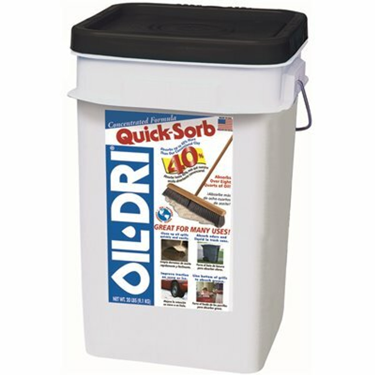 Oil-Dri 20 Lb. Quicksorb Concentrated Absorbent