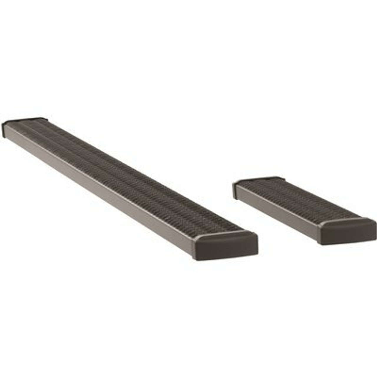 Luverne Grip Step 100 In., 36 In. Black Aluminum Van Running Boards, Select Ford Transit-150, 250, 350