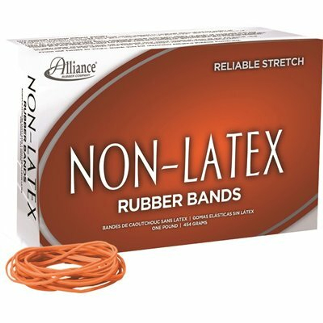 Alliance Rubber #54 Assorted Sizes Non-Latex Rubber Bands (2000/Box)