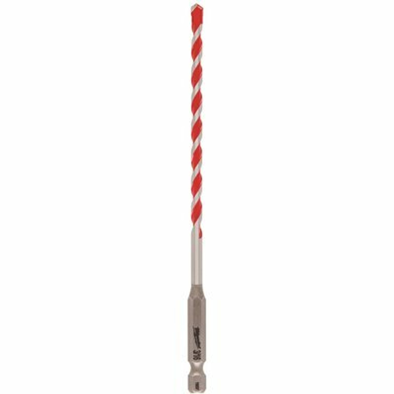 Milwaukee 3/16 In. X 2 In. X 4 In. Shockwave Carbide Hammer Drill Bit For Concrete, Stone, Masonry Drilling