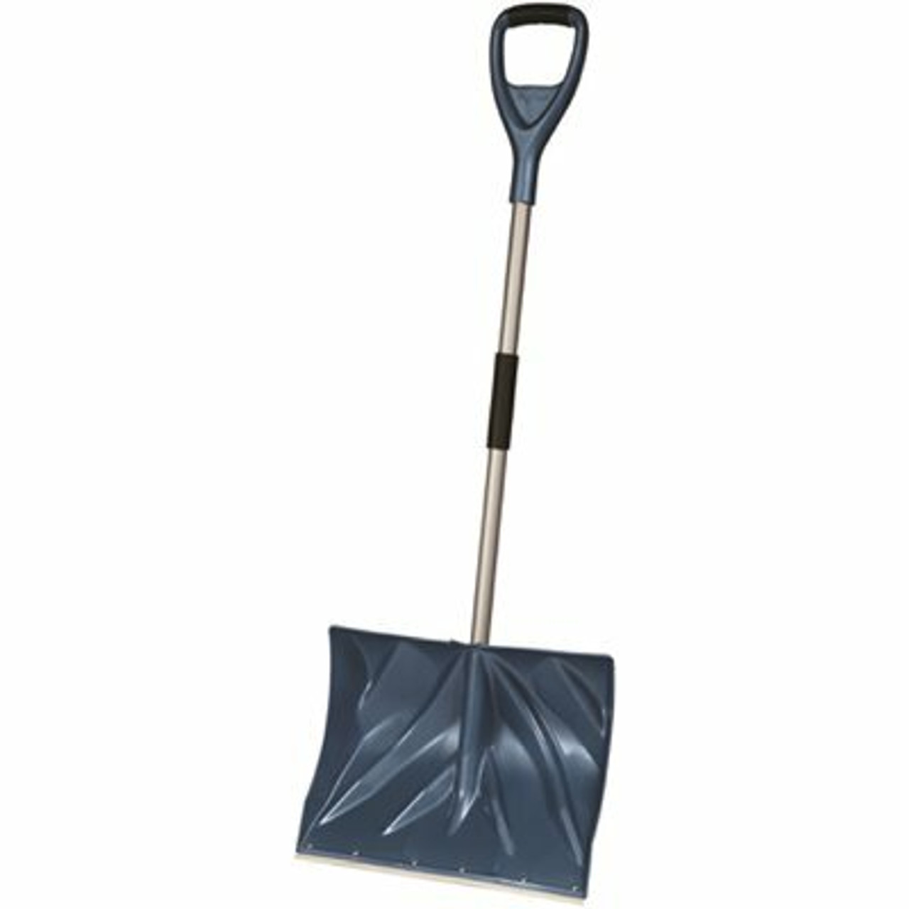 Bigfoot 48 In. Aluminum Handle With Polyethylene Blade 3.3 Lbs. Combination Snow Shovel Nylon Edge