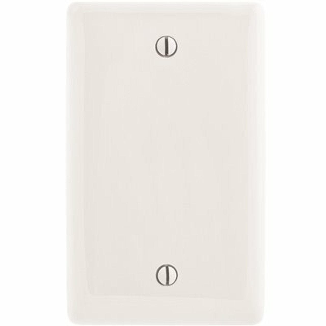 HUBBELL WIRING 1-Gang White Box Mount Blank Wall Plate HUBBELL WIRING 1-Gang White Box Mount Blank Wall Plate