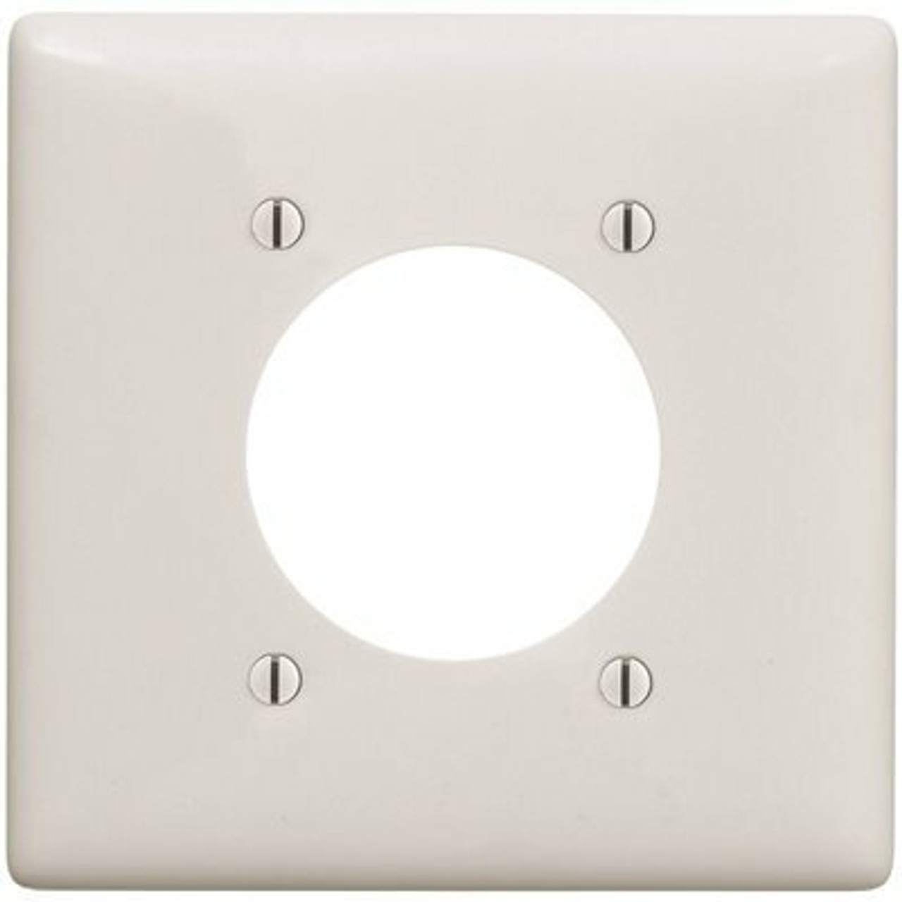 Hubbell Wiring 2-Gang 2.30 In. Opening Wall Plate - White