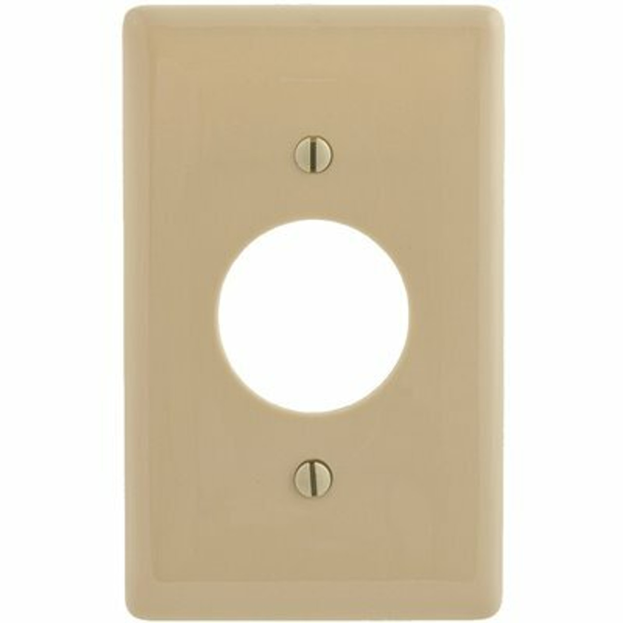 Hubbell Wiring 1-Gang 1.40 In. Opening Wall Plate - Ivory