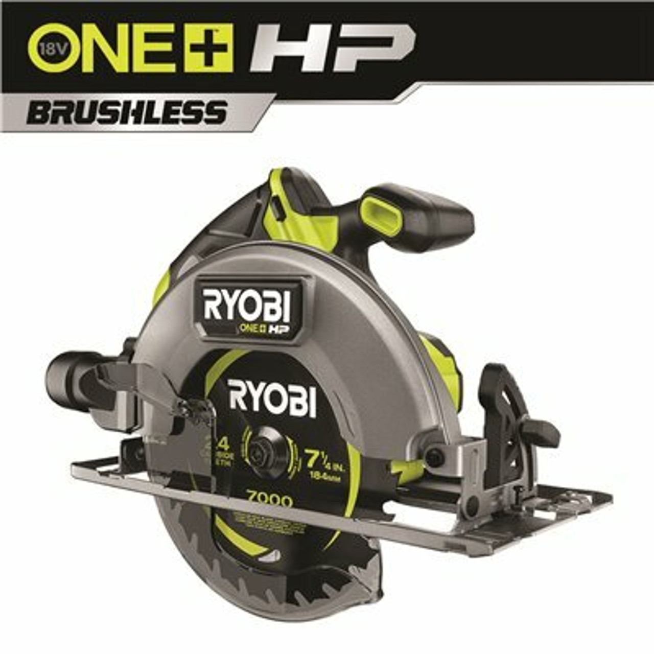 Ryobi One+ Hp 18V Brushless Cordless 7-1/4 In. Circular Saw (Tool Only)