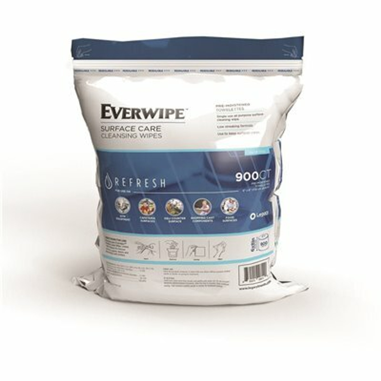 Everwipe 6 In. X 8 In. 900-Count All-Purpose Cleaner Wipes (4-Pack)