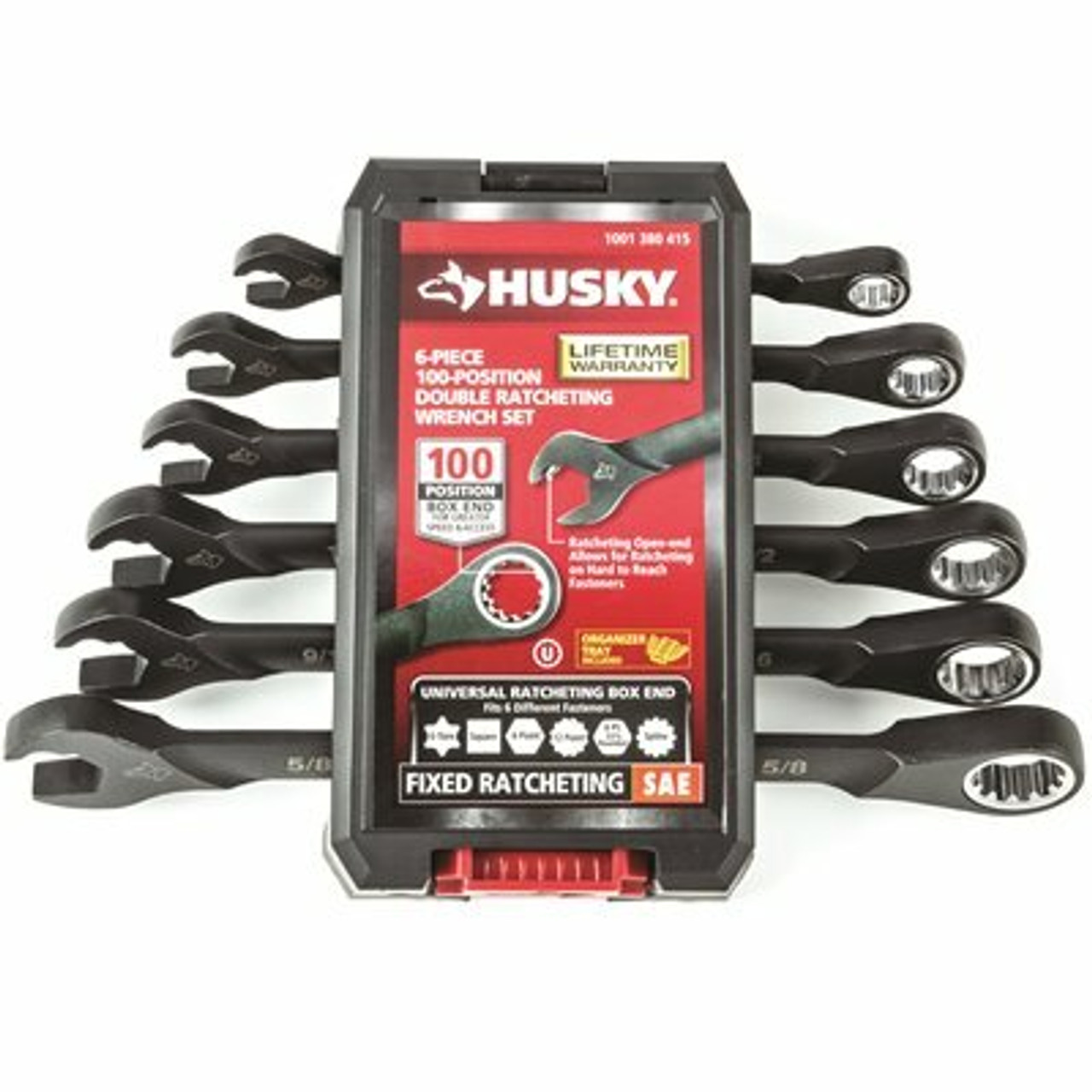 Husky 100-Position Double Ratcheting Sae Wrench Set (6-Piece)